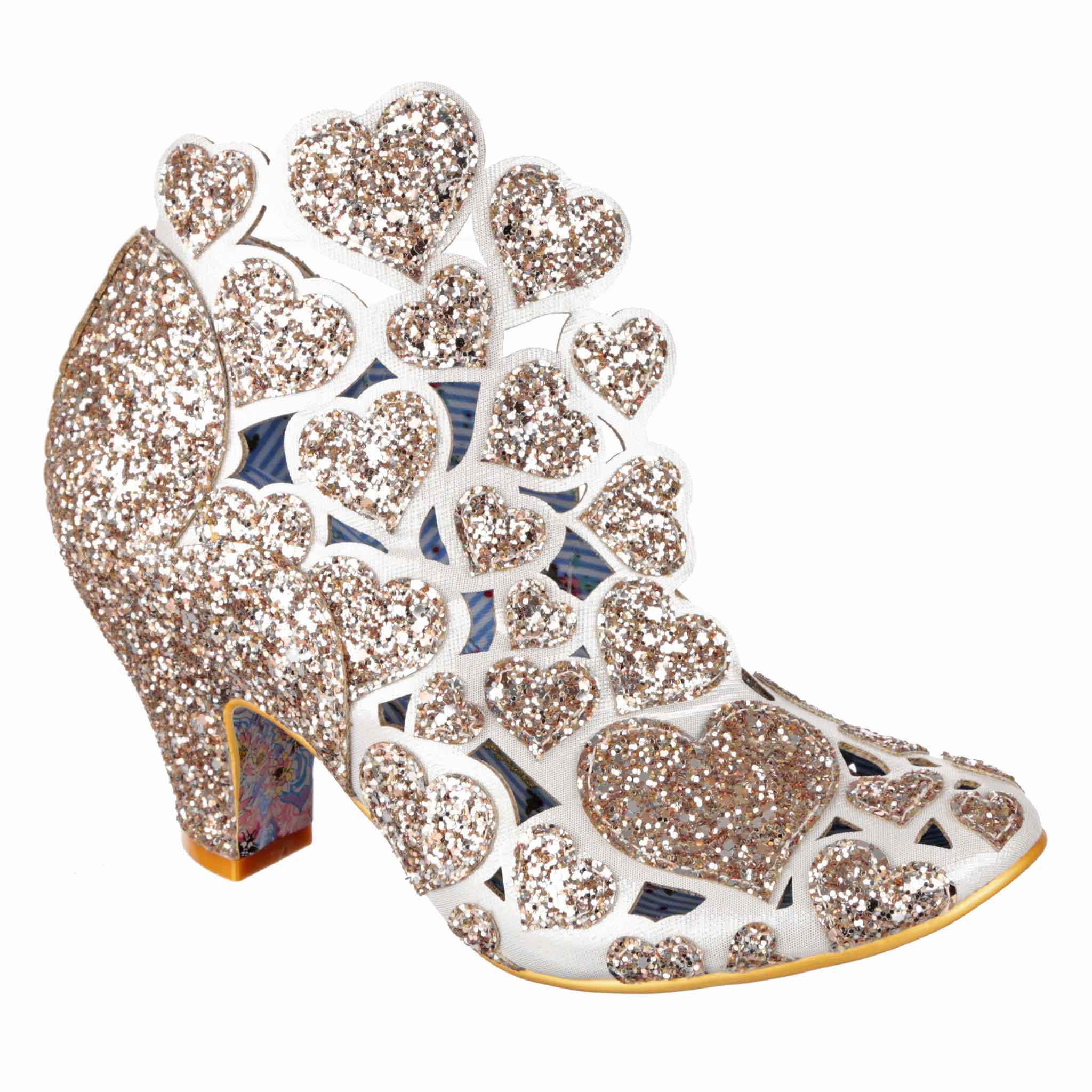 Meile Gold Bridal Shoes Iconic by Irregular Choice Irregular